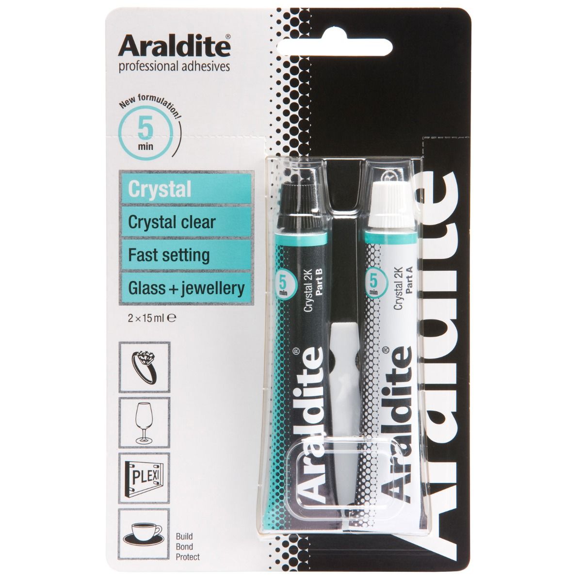 ARALDITE Crystal Tubes 15ml x 2