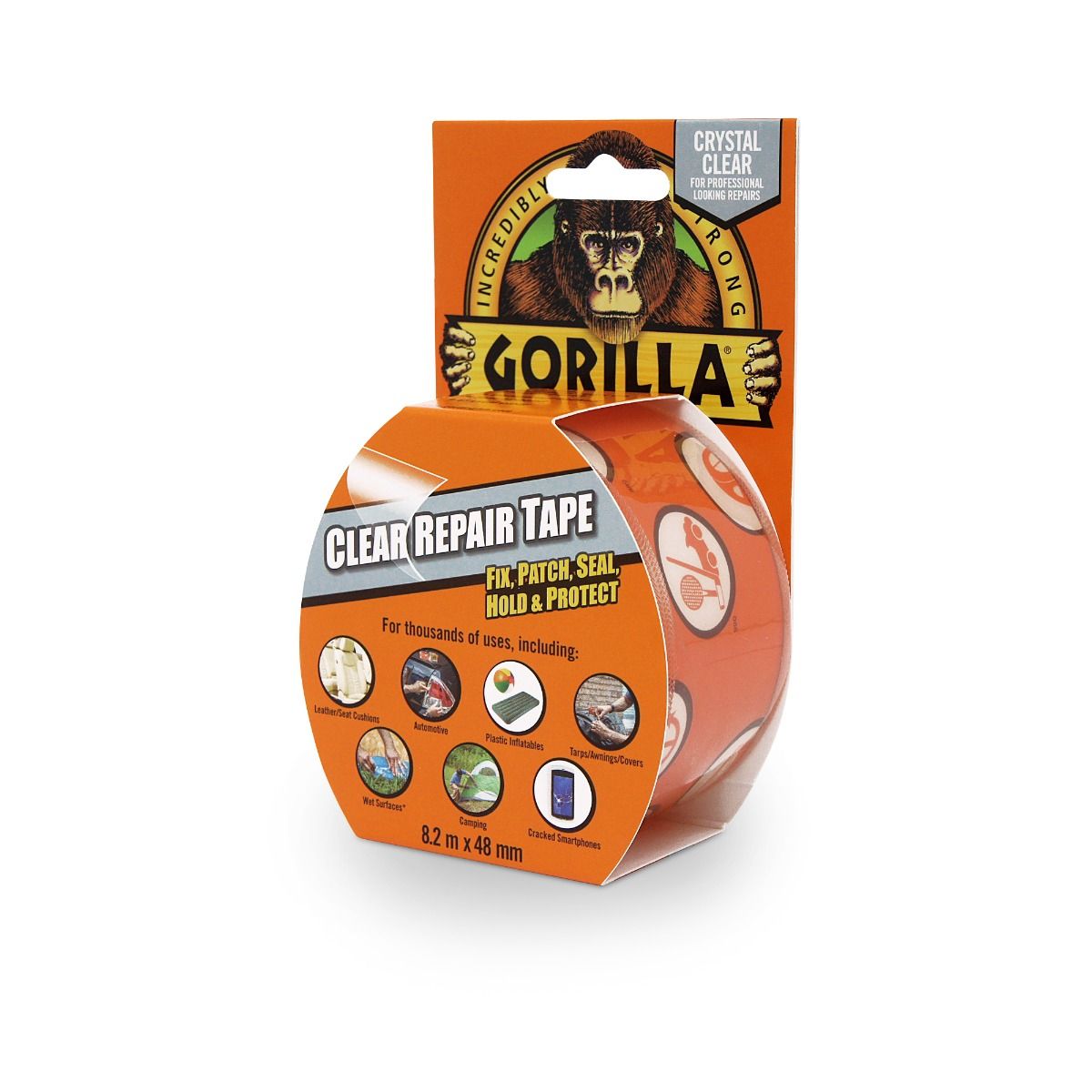 GORILLA Tape Clear Repair 8.2m 