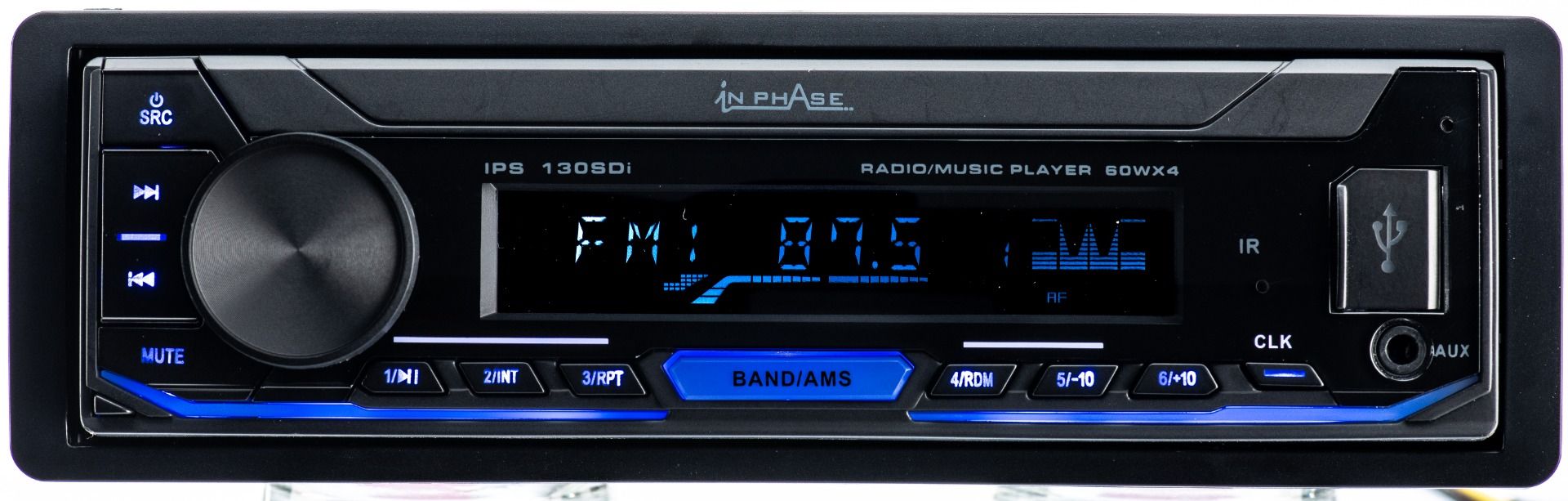 IPS-130SDi Mechless Digital Media Player with USB SD Card AUX Shallow Fit and Remote