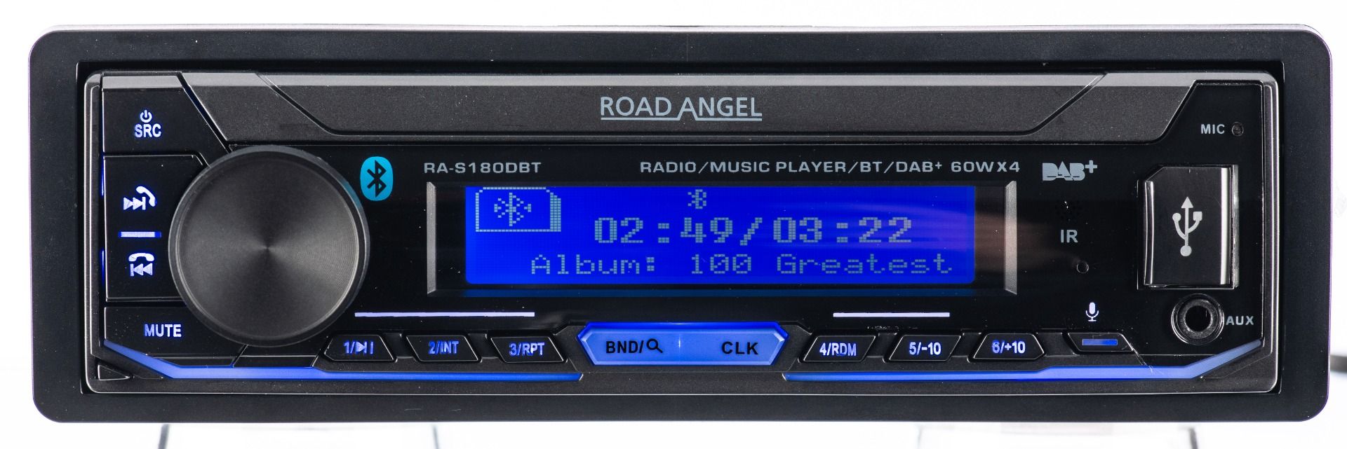 RA-S180DBT Mechless Digital Media Player with Bluetooth and DAB