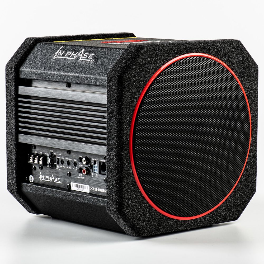 XTB-828R 8" 400W Active Subwoofer with Passive Radiator and Class D Amplifer
